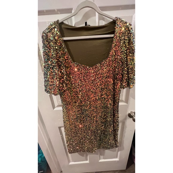 Sequin Evening Dress - Picture 4 of 8